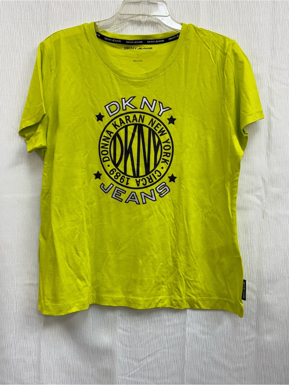 DKNY Jeans Kids Neon Yellow Logo T-Shirt